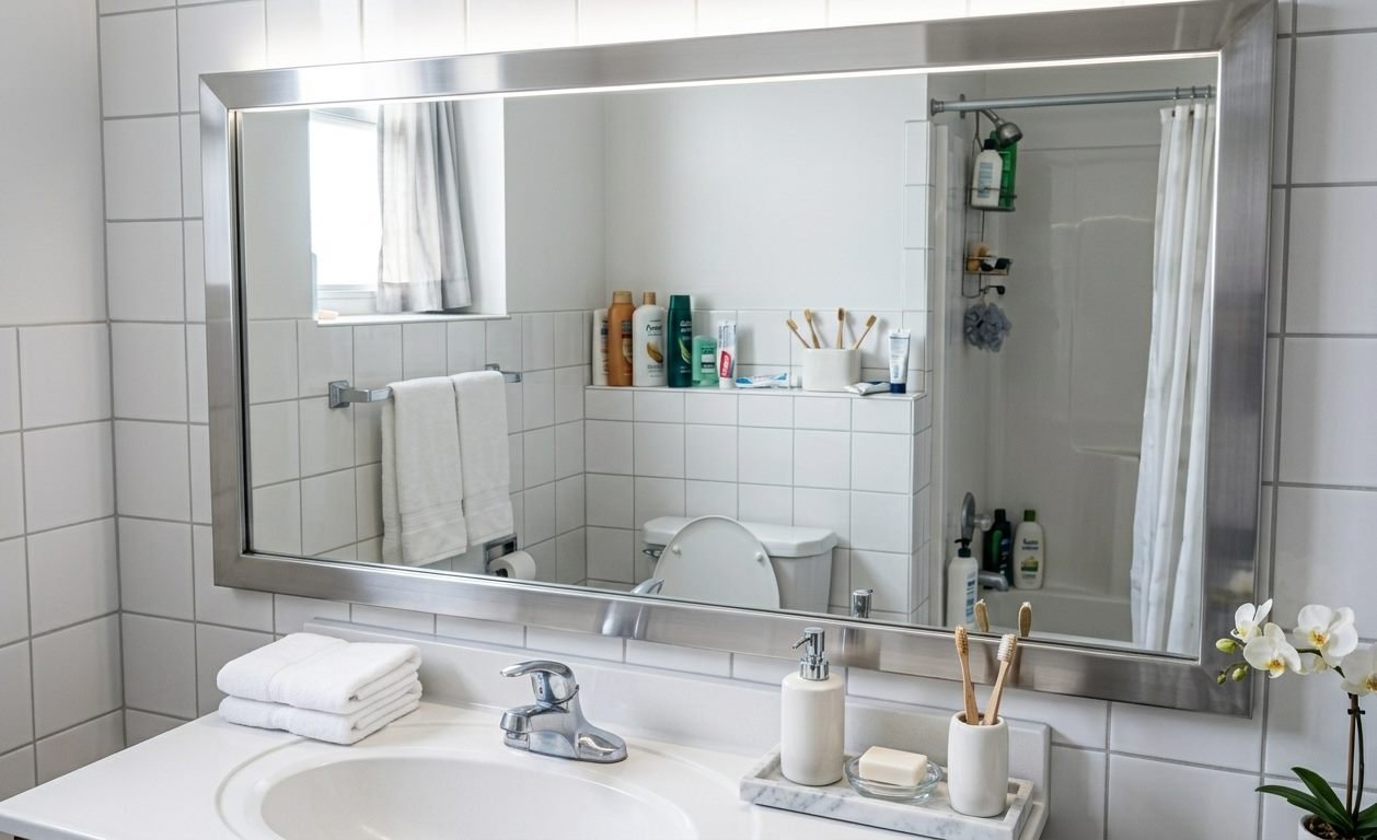 Miroir inox ou verre